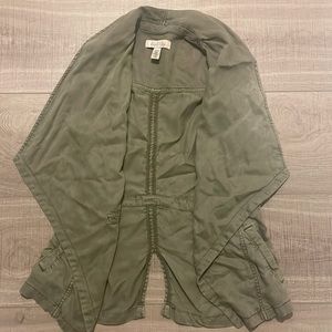 Oversized Army Green Vest